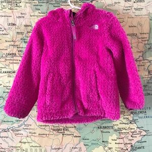 3T The North Face fuzzy jacket